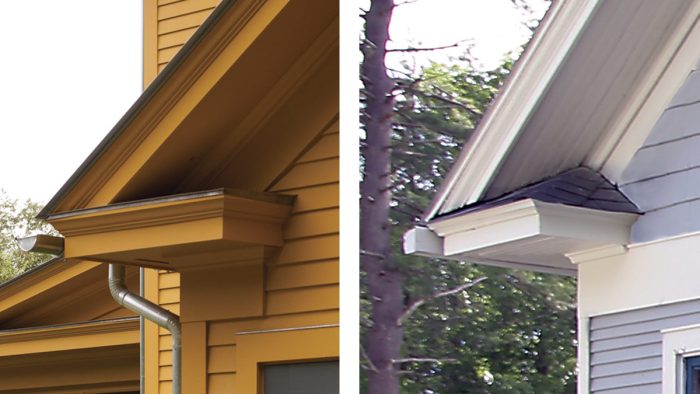 Return cornice roof gable revitcity returns shingled forums