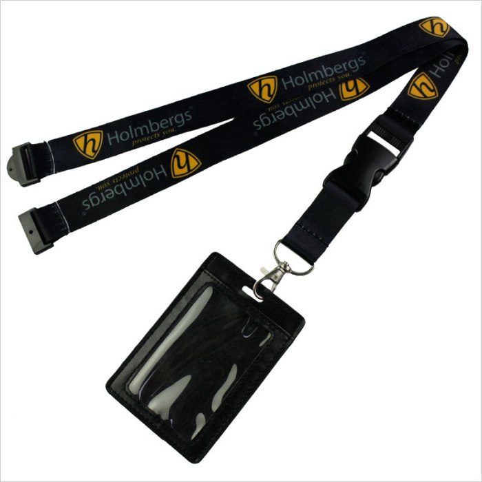 Holder lanyard lanyards badge custom holders breakaway minimum safety wholesales card plastic polyester silkscreen badges