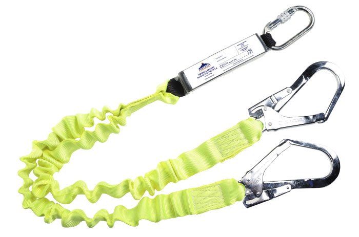 Lanyards with no shock-absorbing features