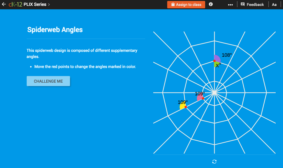 Spider web angles challenge 2 answer key