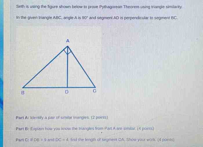 The figure shown is often used to prove the pythagorean